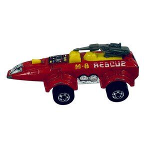 Hot Wheels Space Racer M-8 Rescue Vehicle Red Diecast Toy Car Vintage 1978